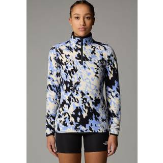 The North Face The North Face Blue/white Womens 1/4 Zip Glacier Fleece