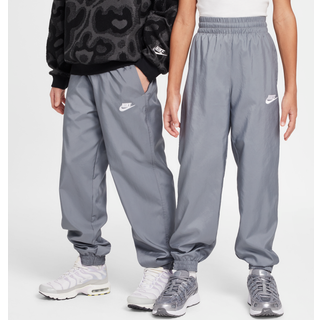 Vævede Nike Club-joggers til større børn - grå - S