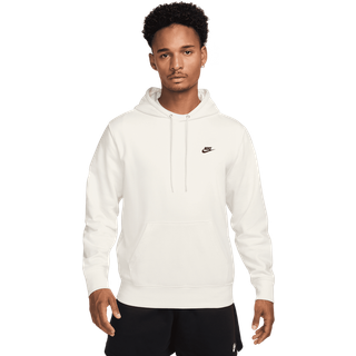 Nike Club-hættetrøje i french terry til mænd - hvid - L