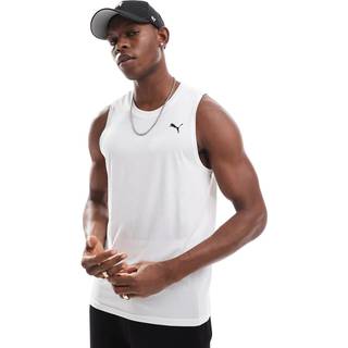 Men&#39;s Puma TAD TECH Triblend Sleevless Tank, White, Size M, Performance - White - M