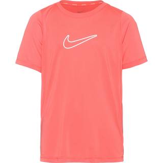 Nike Kid's One Fitted Dri-Fit Short-Sleeve Top Funktionsshirt Børn størrelse XS farve rød