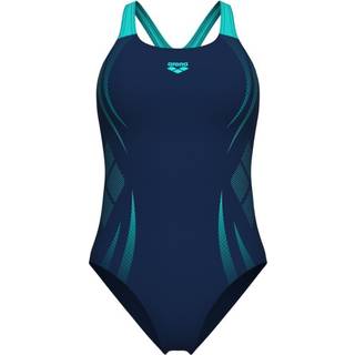 Arena Women's Poseidonia Swimsuit Swim Pro Back Badedragt Damer størrelse 38 farve blå