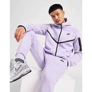 Nike Tech Windrunner-hættetrøje med fuld lynlås til mænd - lilla - S