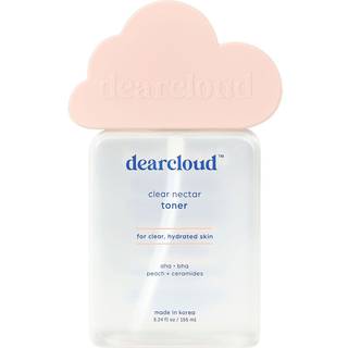 Dearcloud Clear Nectar Toner - Nære eksfolierende og fugtgivende koreansk toner til ansigt (5.24 fl oz)
