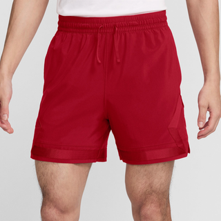 Vævede Jordan Sport Dri-FIT-diamantshorts til mænd - rød - 3XL
