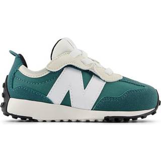 New Balance Børn 327 NEW-B HOOK & LOOP i Grøn/Hvid Synthetic, Størrelse 25.5