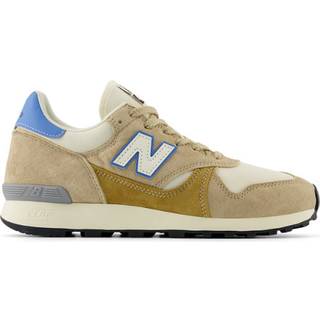 New Balance Unisex 475 i Brungrå/Brun/Blå Suede/Mesh, Størrelse 38