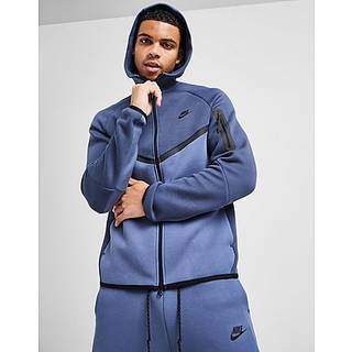 Nike Tech Fleece Full Zip Hoodie, Thunder Blue - L