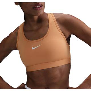Nike Swoosh Medium Support-sports-bh med indlæg til kvinder - Orange - XXS