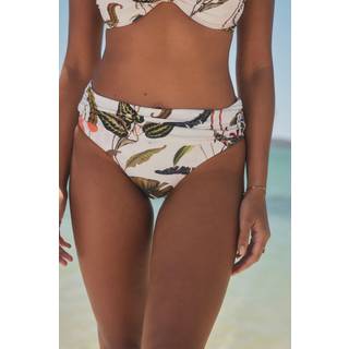 Next Cream Floral Roll Top Bikini Bottoms
