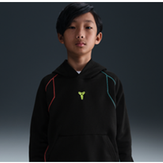 Kobe Therma-FIT-hættetrøje til større børn - sort - S