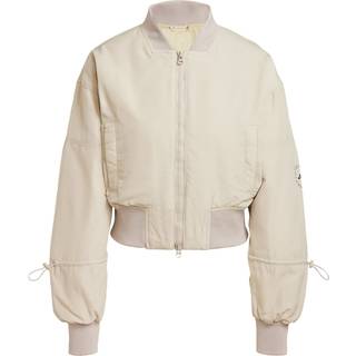 adidas by Stella McCartney TrueNature Woven Bomber Cropped jakke - Desert Sand-Smc