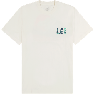 Relaxed Graphic T-shirt, Ecru, M