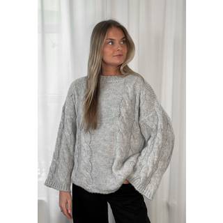 Noella Lyza Knit Light Grey Melange