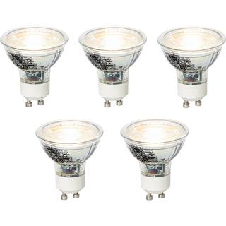 Sæt med 5 dæmpbare GU10 LED-pærer 4W 310lm 3000K