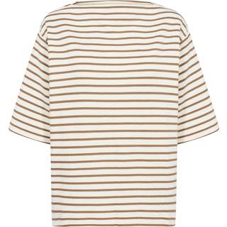 Soaked In Luxury Slingina Sweatshirt Sweatshirts 30408068 White And Elm Stripe (MEDIUM)