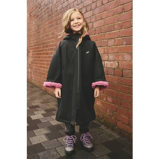 Next Black Waterproof Changing Robe (3-16yrs)