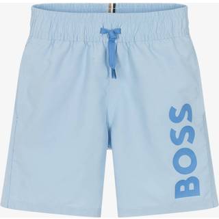 BOSS BOSS Blue Vertical Logo Swin Shorts