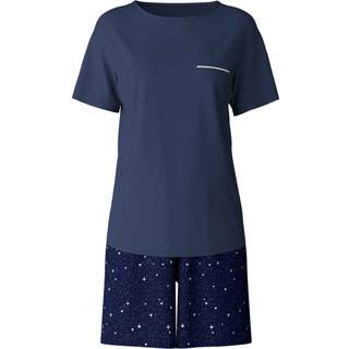 Calida Sweet Dreams Short Pyjamas - Navy-2 - X-Small