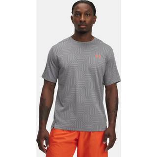 Under Armour Tech™ Vent Geotessa Men's Short Sleeve Steel / Castlerock / Fire L