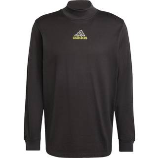 Long Sleeve Mock Neck Q1 overdel - Black - XL
