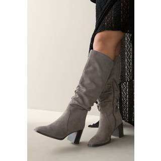 Next Forever Comfort Knee High Slouch Block Heeled StøvlerEU 39 (UK 6)