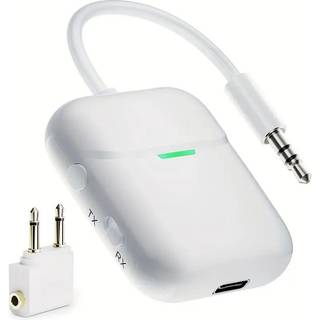 NÖRDIC Bluetooth 5.4-sender og modtager til fly og TV, op til 2 enheder, understøtter aptX LL, aptX Adaptive, aptX HD