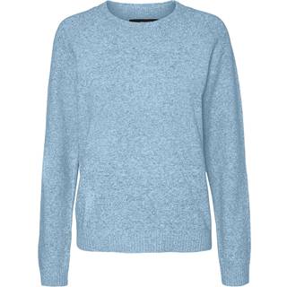 VERO MODA VERO MODA Blue Round Neck Soft Touch Knitted Jumper