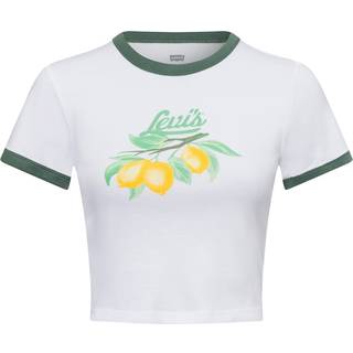 LEVI'S Lemon Ringer T-Shirt, White - XS
