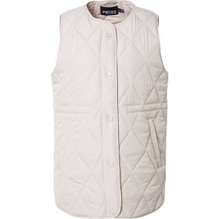 PIECES dame vest PCSTELLA - Silver Gray - L
