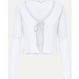 Carlotta String Cardigan, White, S