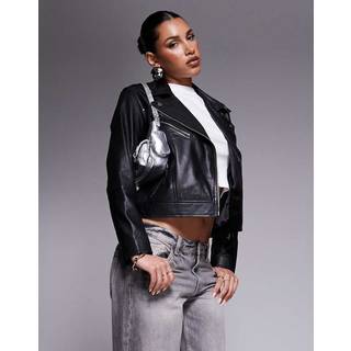 River Island Core Leather Biker JakkeEU 40 (UK 12)