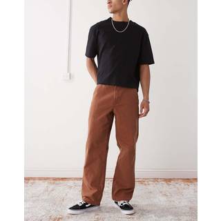Vans - Drill Chore Vintage Wash Trousers, Man, Brown, Size: 32 - Brown - 32