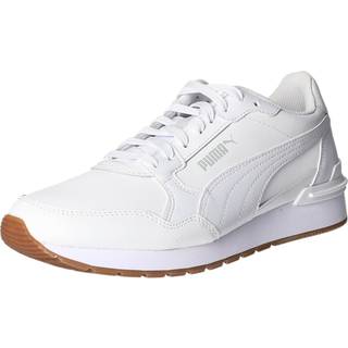 Puma Herre ST Runner V4 Læder Sneakers Puma Hvid/Isgrå/Gummi