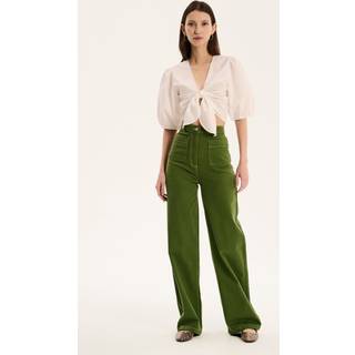 Omnes Omnes Green Orielle 100% Cotton Jeans