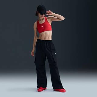 Overdimensionerede Nike Sportswear-cargobukser med mellemhøj talje til kvinder - sort - S (EU 36-38)