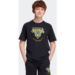 adidas Originals Triangle Graphic T-Shirt Junior, Black - 13-14Y