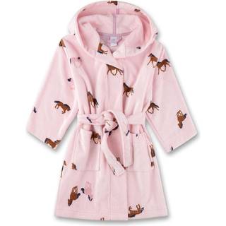 Sanetta Kid's Bathrobe AOP Badekåbe Børn størrelse 116 farve pink