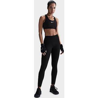 Nike One Fitted Long Tight Str. XL Sort Dame