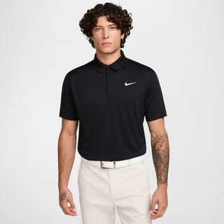 Nike Dri-Fit Tour Jacquard Mens Black/Black/White XL Polo trøje