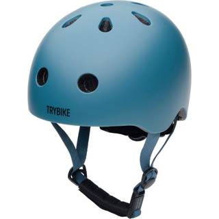 Trybike Cykelhjelm med retrolook – vintageblå XS