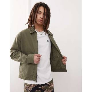 Timberland Strafford Washed Canvas Jacket Fritidsjakke Herrer størrelse L farve olivengrøn