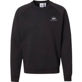 Winter Resort Mountain Graphic Fleece Crewneck sweatshirt - Black - XL