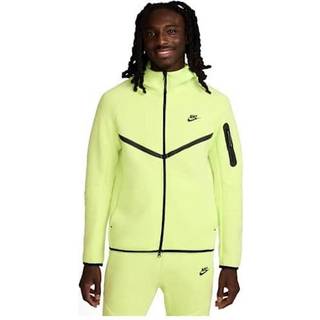 Nike Tech Windrunner-hættetrøje med fuld lynlås til mænd - gul - S
