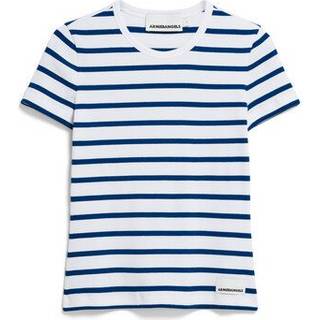 ARMEDANGELS Women's Kardaa Stripes T-shirt Damer størrelse S farve hvid