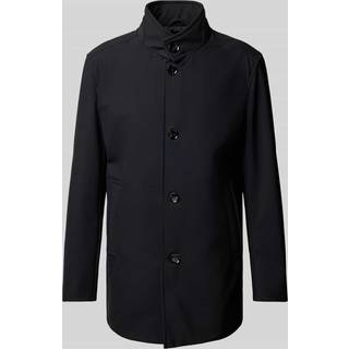 Strellson Herren Mantel schwarz unifarben