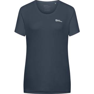 T-shirt til dame - Jack Wolfskin Tech T - Blå - Large