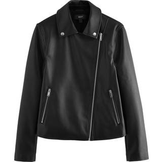 Next Black Faux Leather Biker Jacket