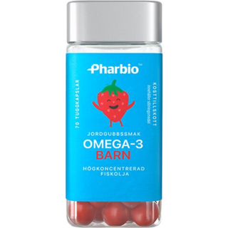 Pharbio Omega-3 Barn, 70 kapsler