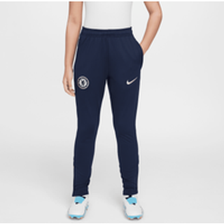 Maskinstrikkede Chelsea FC Strike Special Edition-Nike Dri-FIT-fodboldbukser til større børn - blå - L